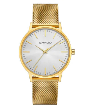 Men's Sleek Leather Strap Watch - Modern Look