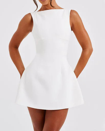 Chic Sleeveless Evening Dress