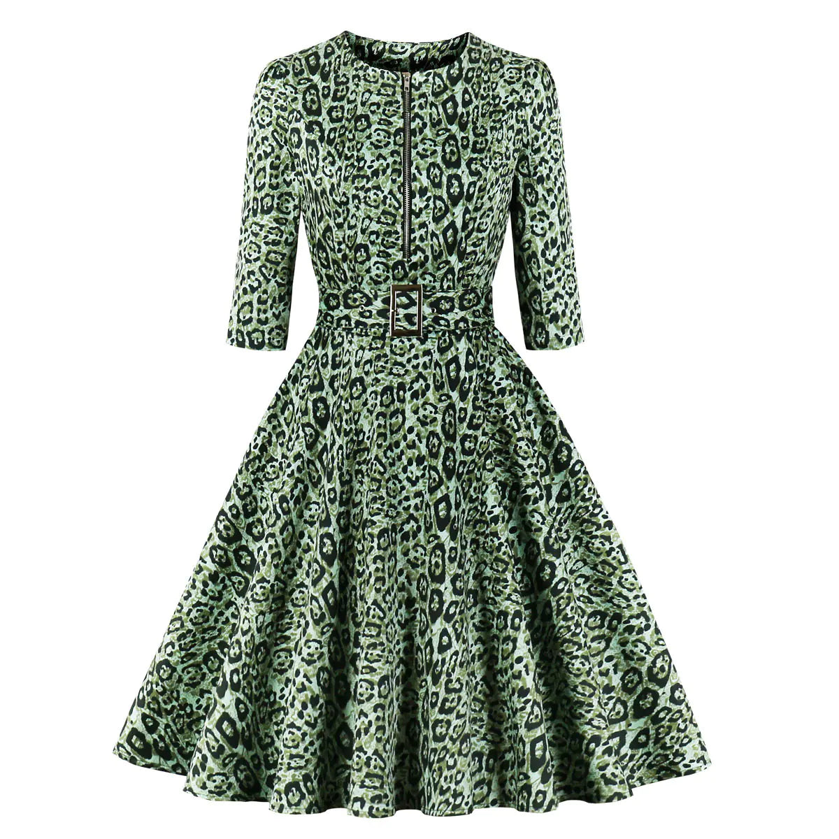 2020 Fall Fashion Leopard Print Dress for Women