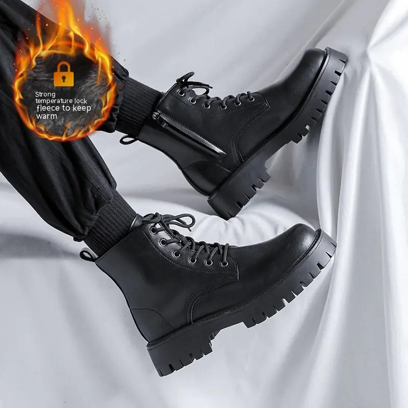 Men's Premium High-Top Cowhide Boots