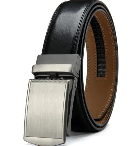 Seamless Cowhide Leather Belt