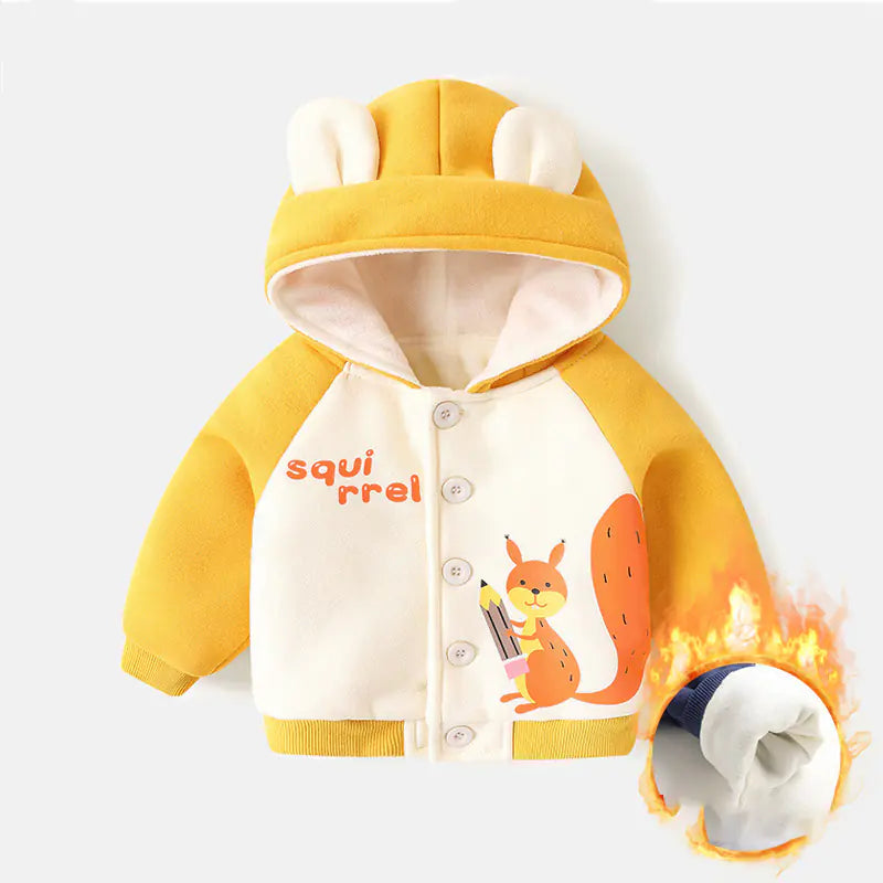 Unisex Baby Fleece Hoodie for Winters