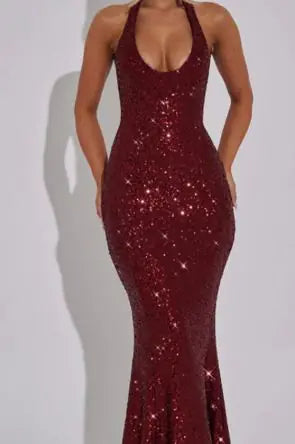 Halter Neckline Dress