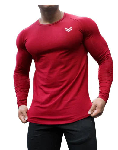 Fast Dry Men's Workout Long Sleeve Tee