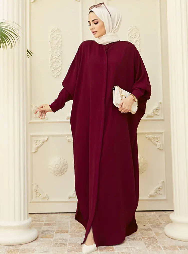 Elegant Southeast Asian Batwing Abaya