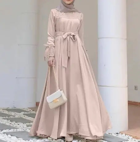 Full-Length Sleeve Hijab Dress