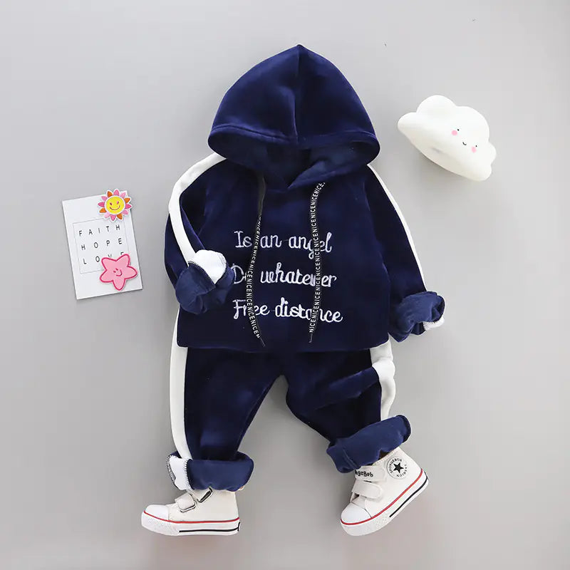 Girls' Velvet Track Set - Winter 2020