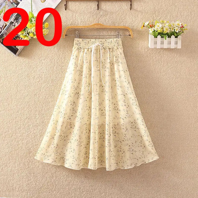 Summer Elegance Chiffon Skirt