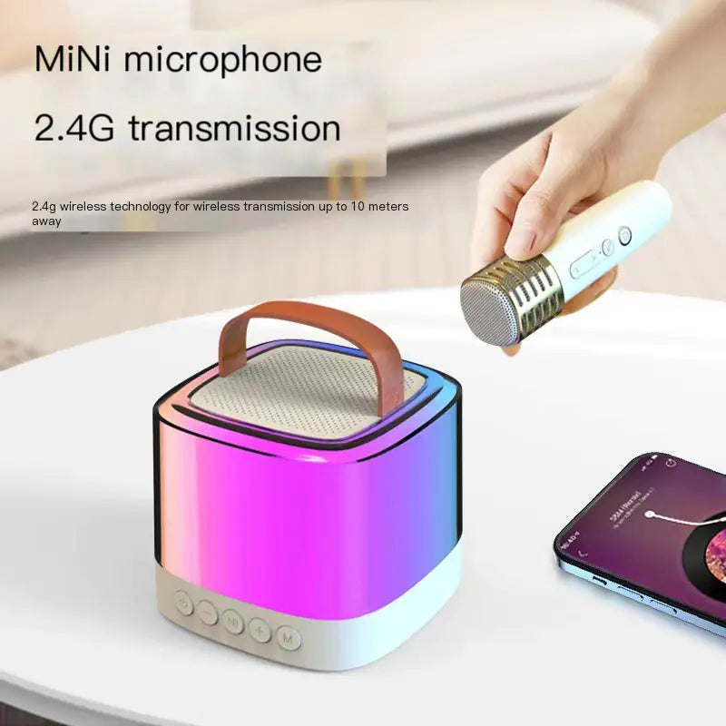 Compact Karaoke Micro Bluetooth Speaker