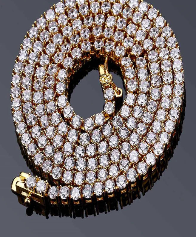 Elegant Zircon Men's Chain