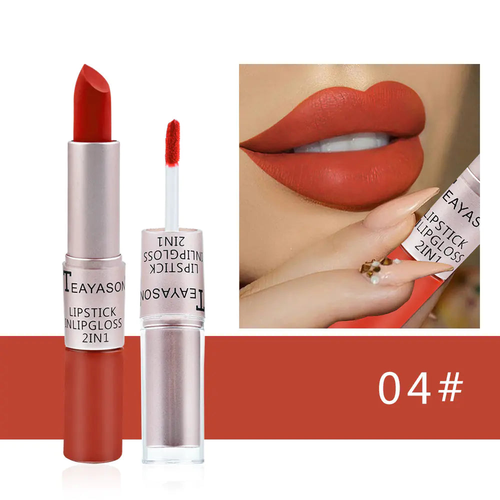 Dual-Tip Matte Lip Shine