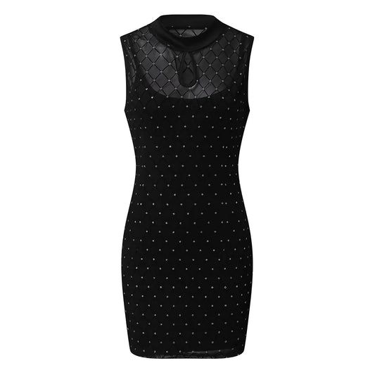 2020 Chic Black Party Dress Set