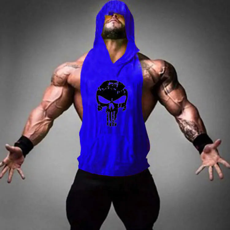Men's Gorilla Skull Athletic Vest