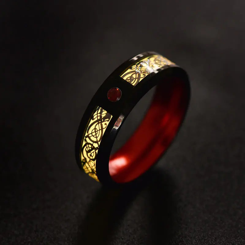 Chic Stainless Steel Womens Ring