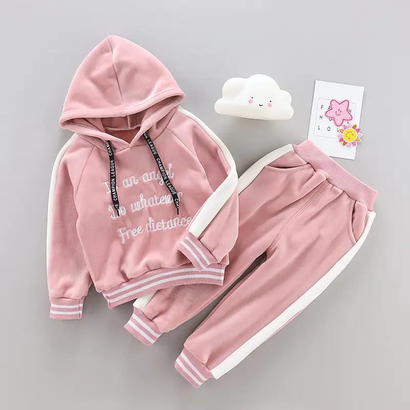 Girls' Velvet Track Set - Winter 2020