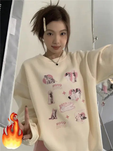 PuppyLove Kawaii Oversized Hoodie
