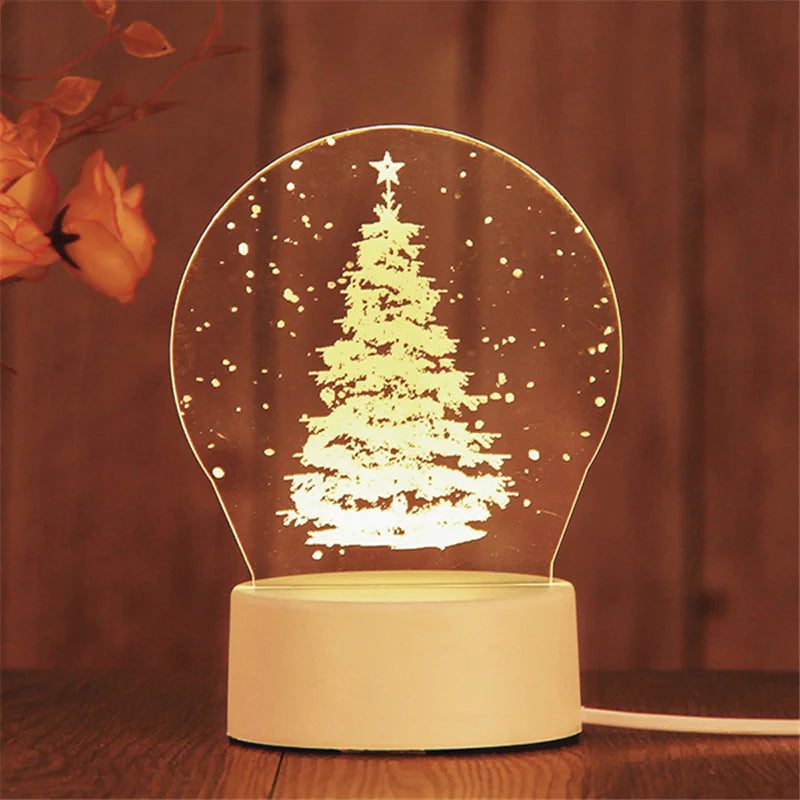 Romantic 3D Acrylic LED Lamp