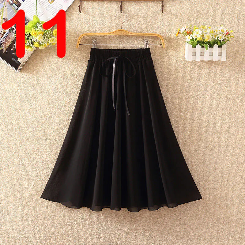 Summer Elegance Chiffon Skirt