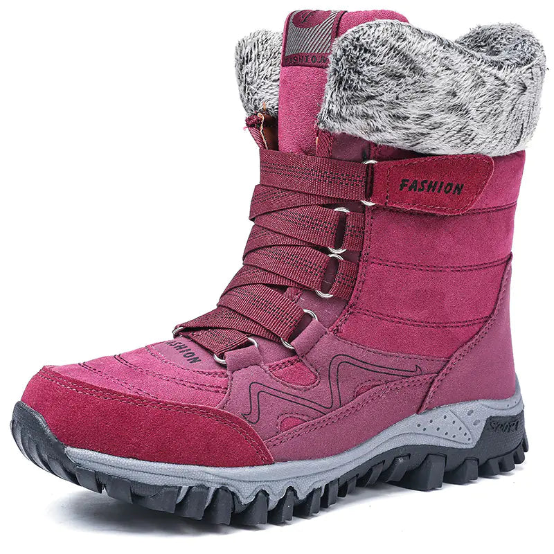 Fleece-Lined Women's Snow Boots