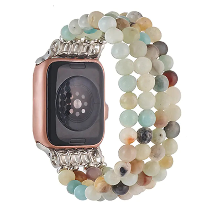 Agate Style Beaded Watch Strap for Apple Watch