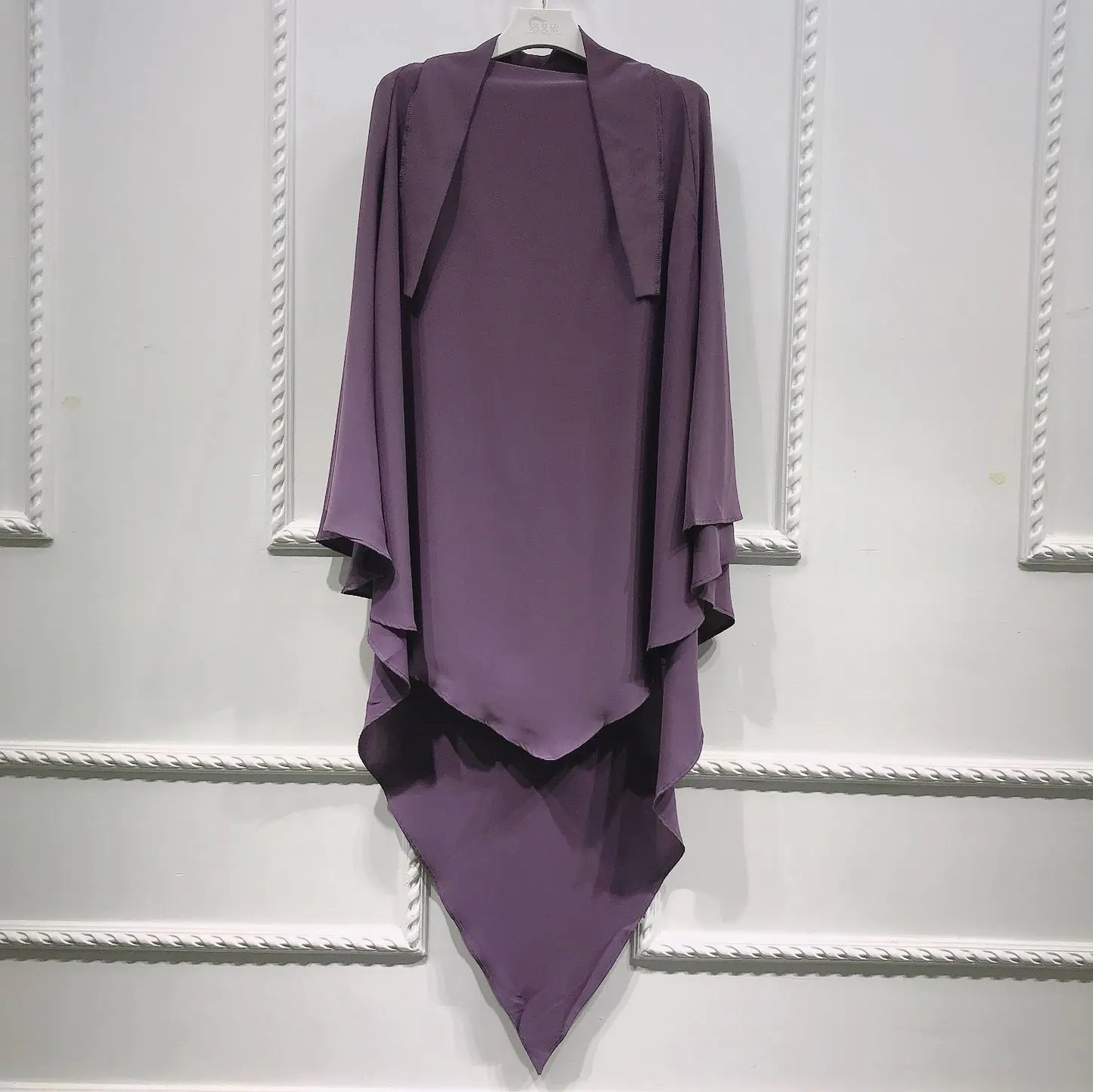 Elegant Solid Color Hijab - Soft Touch Shawl
