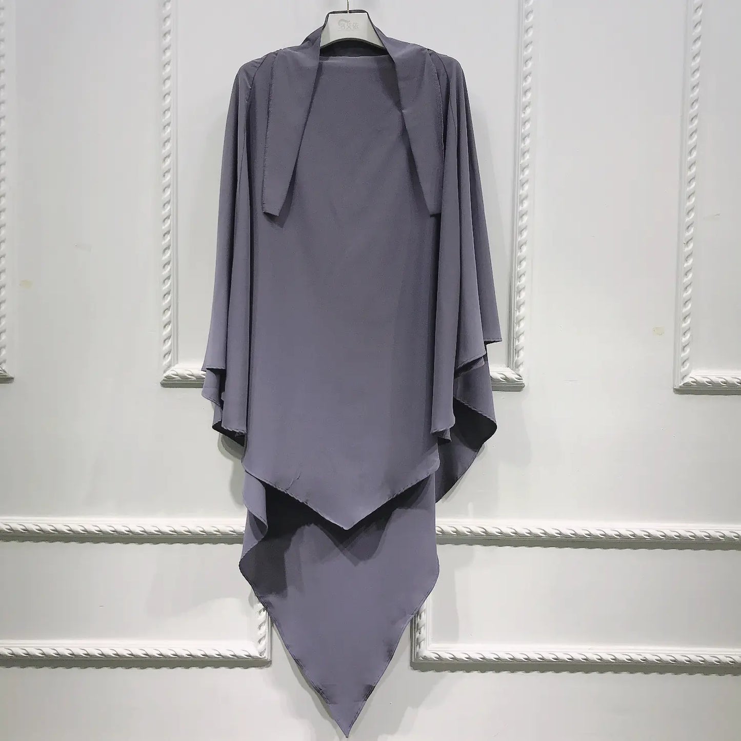Elegant Solid Color Hijab - Soft Touch Shawl
