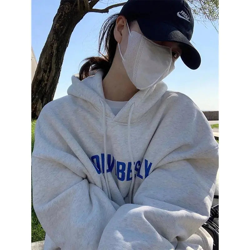 Chic Oversized Letter Hoodie