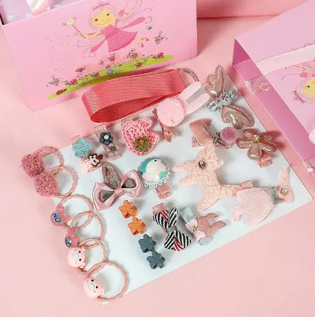 Princess Hair Clips & Ties Collection