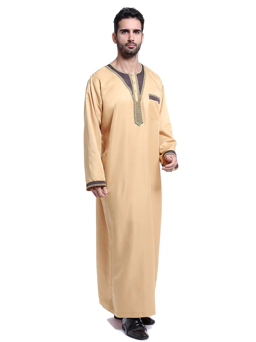 Elegant Arabian Men's Robe - Traditional Style