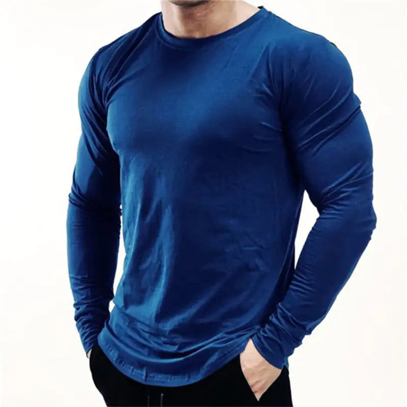 Fast Dry Men's Workout Long Sleeve Tee