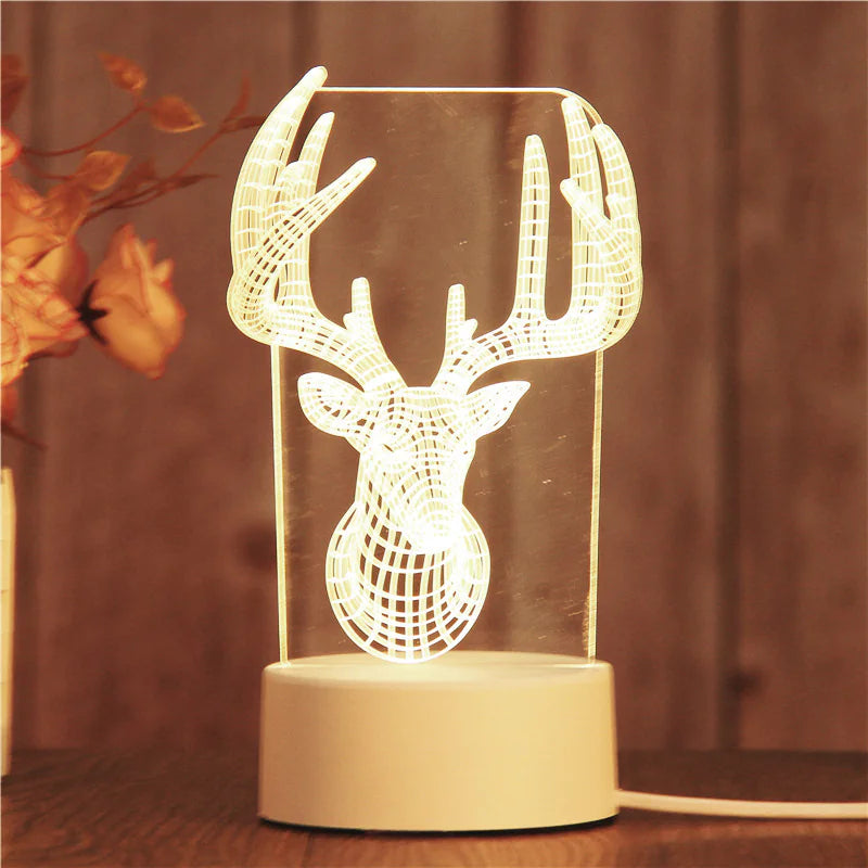 Romantic 3D Acrylic LED Lamp