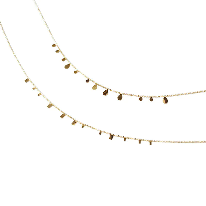 French Elegance Layered Disc Choker