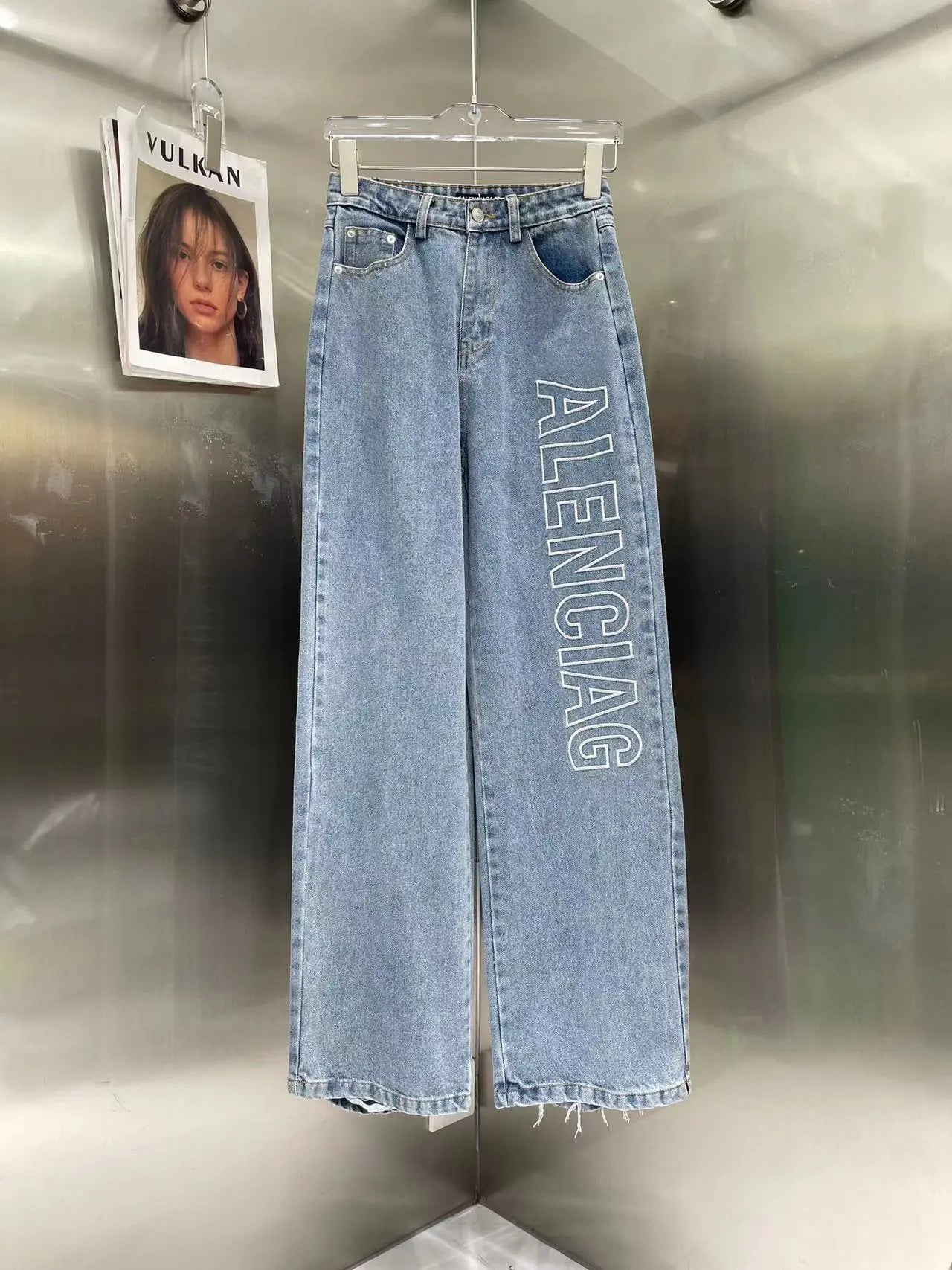 Burnout Tech Relaxed Straight Jeans