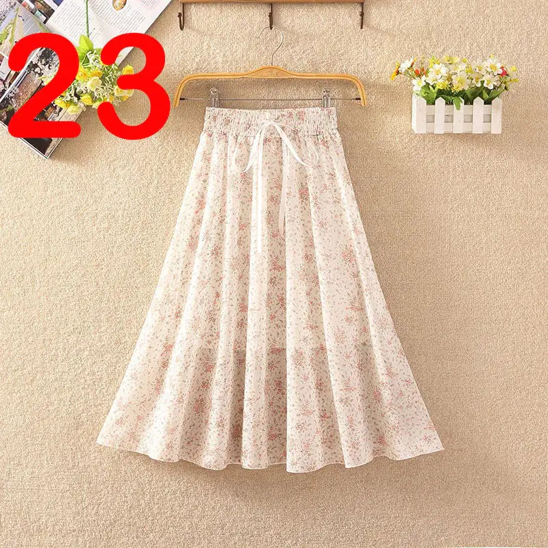 Summer Elegance Chiffon Skirt