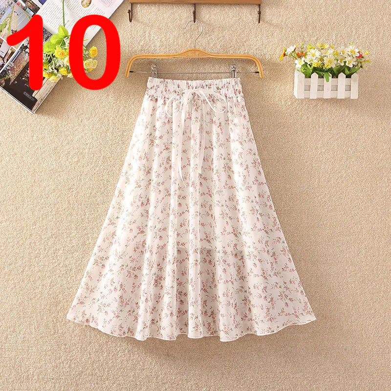 Summer Elegance Chiffon Skirt