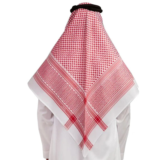 Elegant Checkered Men's Keffiyeh