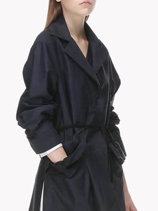 Chic Plus Size Spring Windbreaker