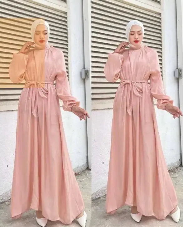 Full-Length Sleeve Hijab Dress