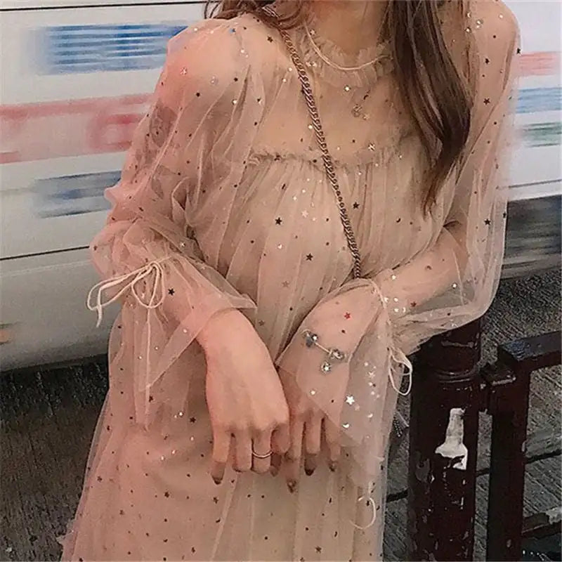 Women's Enchanted Net Yarn Fairy Dress