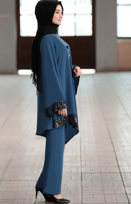 Elegant Arabian Plus Size Dress Set