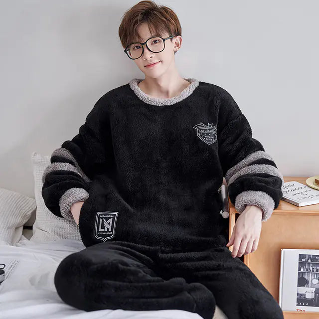 Men's Plush Winter Lounge Set