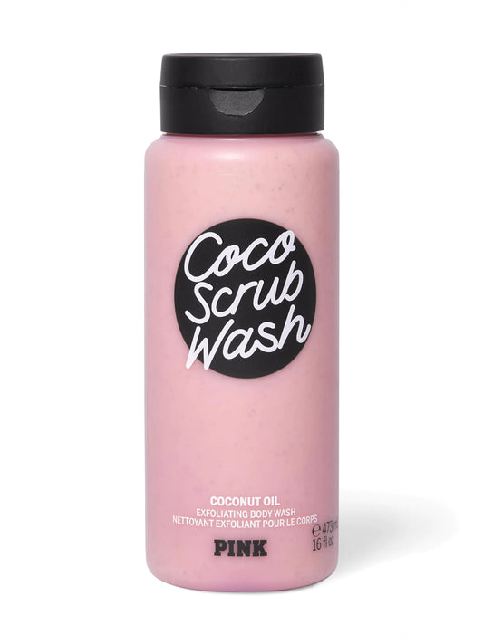 Pink Coconut Oil Body Scrub Wash