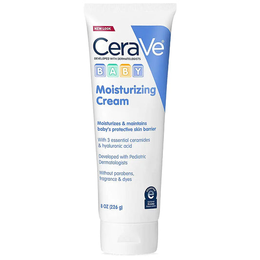 CeraVe Baby Hydrating Cream | 24-Hour Moisture with Ceramides | Free from Parabens & Phthalates | 8oz