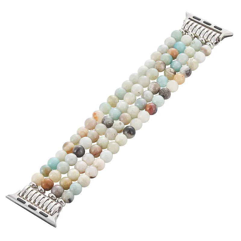 Agate Style Beaded Watch Strap for Apple Watch