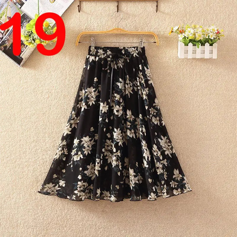 Summer Elegance Chiffon Skirt