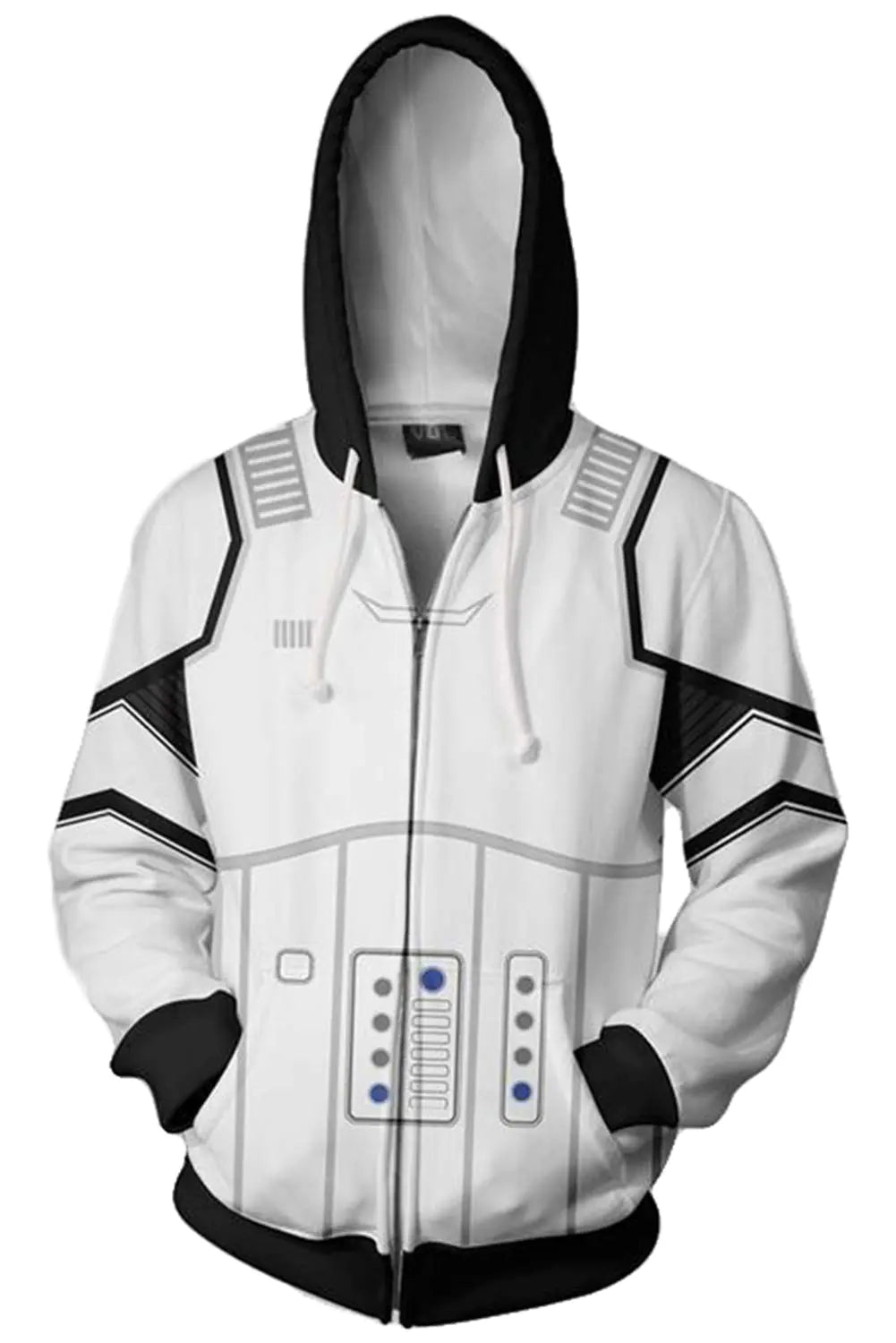 Xikaufo Unisex Adult Cosplay Zip Hoodie