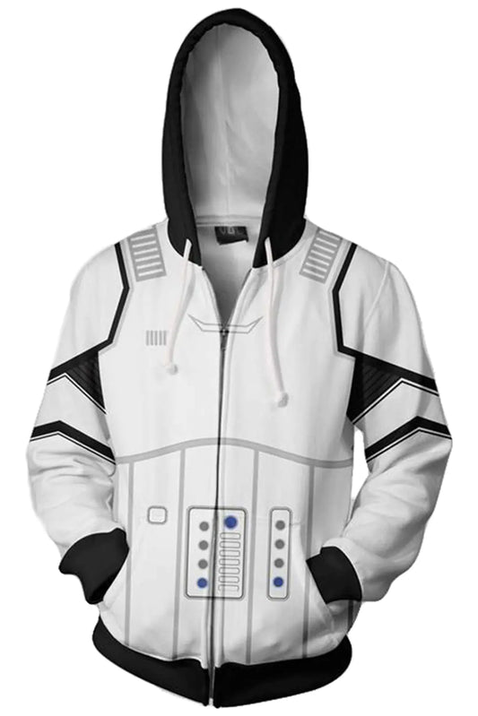 Xikaufo Unisex Adult Cosplay Zip Hoodie