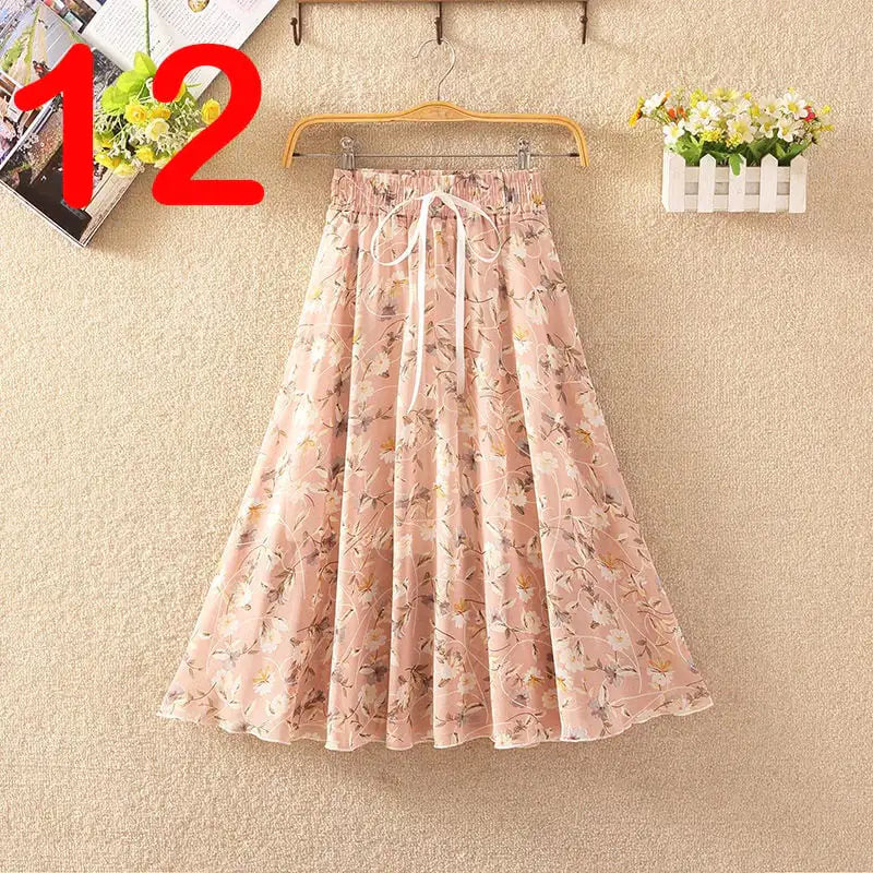 Summer Elegance Chiffon Skirt