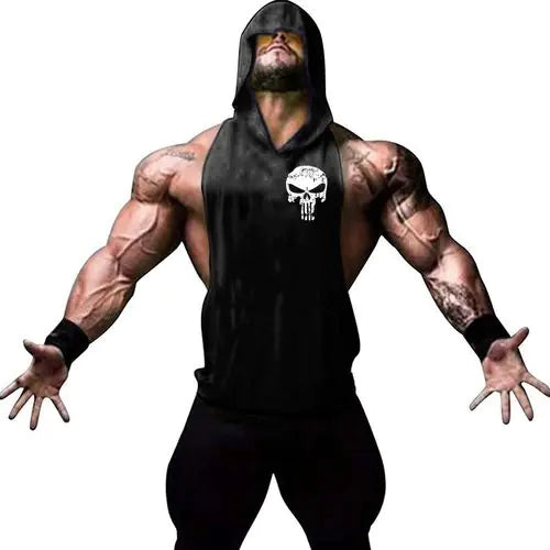 Men's Gorilla Skull Athletic Vest