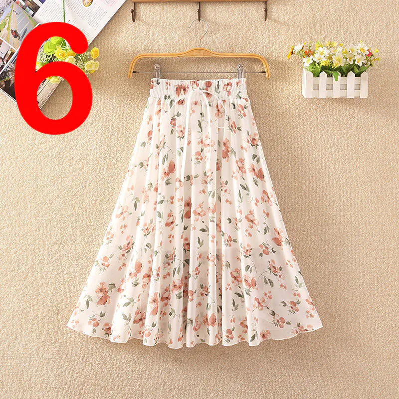 Summer Elegance Chiffon Skirt